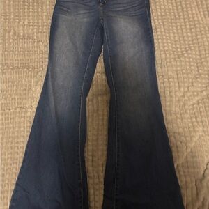Women's Blue Flared Jeans